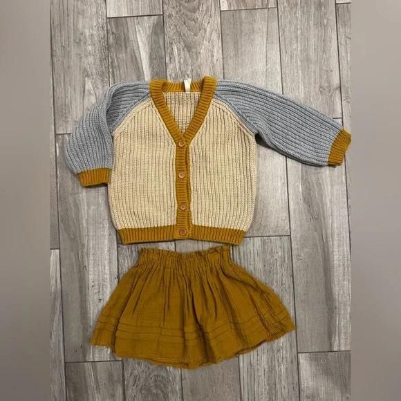 Wild Wawa Rainbow Knit Cardigan size 3-4 - Picture 2 of 7